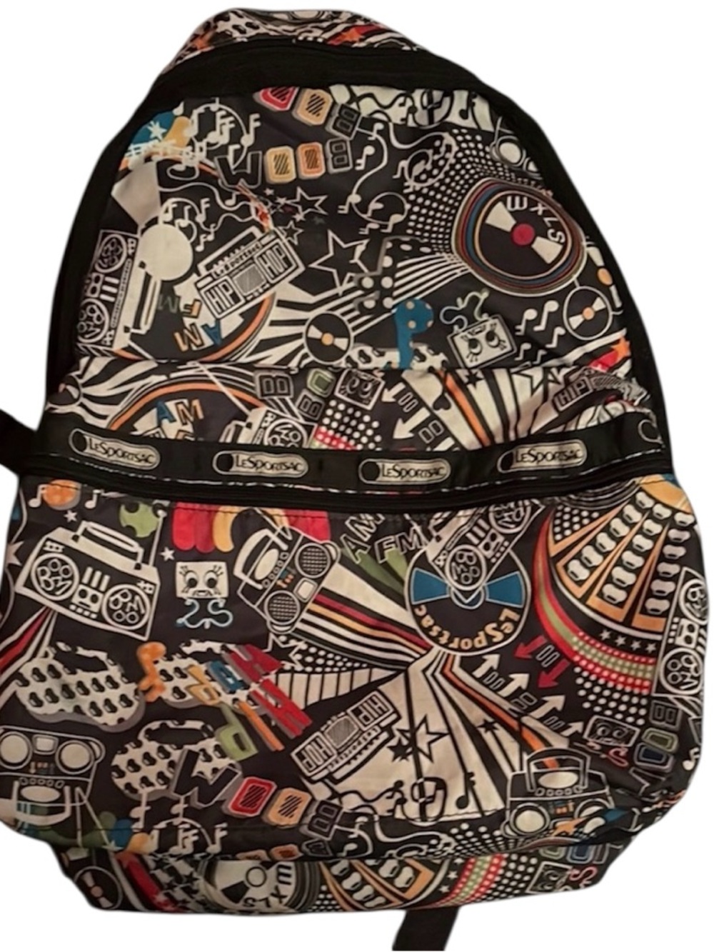 Lesportsac Boom Box Art Backpack